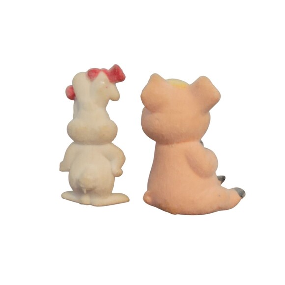 Vintage 1985 McDonalds Phil Mendes KissyFur Happy Meal Figure Rabbit Pig  Flock - Picture 2 of 5